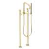 Newport Brass East Linear(R): Exposed Tub & Hand Shower Set w/Risers