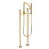 Newport Brass East Linear(R): Exposed Tub & Hand Shower Set w/Risers