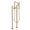 Newport Brass East Linear(R): Exposed Tub & Hand Shower Set w/Risers