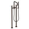 Newport Brass East Linear(R): Exposed Tub & Hand Shower Set w/Risers