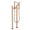 Newport Brass East Linear(R): Exposed Tub & Hand Shower Set w/Risers