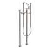 Newport Brass East Linear(R): Exposed Tub & Hand Shower Set w/Risers