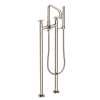 Newport Brass East Linear(R): Exposed Tub & Hand Shower Set w/Risers