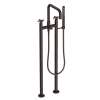 Newport Brass East Linear(R): Exposed Tub & Hand Shower Set w/Risers