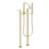 Newport Brass East Linear(R): Exposed Tub & Hand Shower Set w/Risers