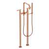 Newport Brass East Linear(R): Exposed Tub & Hand Shower Set w/Risers
