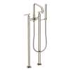 Newport Brass East Linear(R): Exposed Tub & Hand Shower Set w/Risers