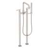 Newport Brass East Linear(R): Exposed Tub & Hand Shower Set w/Risers