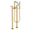 Newport Brass East Linear(R): Exposed Tub & Hand Shower Set w/Risers