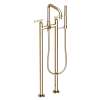 Newport Brass East Linear(R): Exposed Tub & Hand Shower Set w/Risers