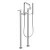 Newport Brass East Linear(R): Exposed Tub & Hand Shower Set w/Risers