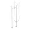 Newport Brass East Linear(R): Exposed Tub & Hand Shower Set w/Risers