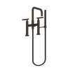 Newport Brass East Linear(R): Exposed Tub & Hand Shower Set - Deck Mount