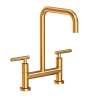 Newport Brass East Linear(R): Kitchen Bridge Faucet