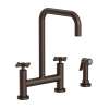 Newport Brass East Linear(R): Kitchen Bridge Faucet with Side Spray