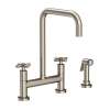 Newport Brass East Linear(R): Kitchen Bridge Faucet with Side Spray