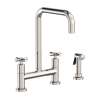Newport Brass East Linear(R): Kitchen Bridge Faucet with Side Spray