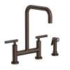 Newport Brass East Linear(R): Kitchen Bridge Faucet with Side Spray