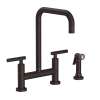 Newport Brass East Linear(R): Kitchen Bridge Faucet with Side Spray