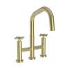 Newport Brass East Linear(R): Kitchen Bridge Pull-Down Faucet