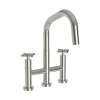 Newport Brass East Linear(R): Kitchen Bridge Pull-Down Faucet