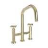 Newport Brass East Linear(R): Kitchen Bridge Pull-Down Faucet