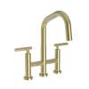 Newport Brass East Linear(R): Kitchen Bridge Pull-Down Faucet