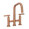 Newport Brass East Linear(R): Kitchen Bridge Pull-Down Faucet