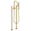 Newport Brass East Linear(R): Exposed Tub & Hand Shower Set w/Risers