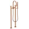 Newport Brass East Linear(R): Exposed Tub & Hand Shower Set w/Risers