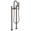 Newport Brass East Linear(R): Exposed Tub & Hand Shower Set w/Risers