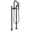 Newport Brass East Linear(R): Exposed Tub & Hand Shower Set w/Risers