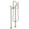 Newport Brass East Linear(R): Exposed Tub & Hand Shower Set w/Risers