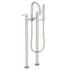 Newport Brass East Linear(R): Exposed Tub & Hand Shower Set w/Risers
