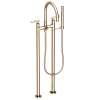 Newport Brass East Linear(R): Exposed Tub & Hand Shower Set w/Risers