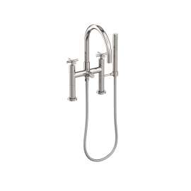 Newport Brass East Linear(R): Exposed Tub & Hand Shower Set - Deck Mount