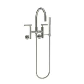 Newport Brass East Linear(R): Exposed Tub & Hand Shower Set - Wall Mount