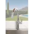 Newport Brass East Linear(R): Pull-Down Kitchen Faucet