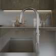 Newport Brass East Linear(R): Pull-Down Kitchen Faucet - Trigger Spray