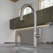 Newport Brass East Linear(R): Pull-Down Kitchen Faucet - Trigger Spray