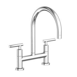 Newport Brass East Linear(R): Kitchen Bridge Faucet