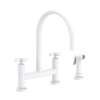 Newport Brass East Linear(R): Kitchen Bridge Faucet with Side Spray
