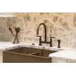 Newport Brass East Linear(R): Kitchen Bridge Faucet with Side Spray