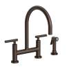 Newport Brass East Linear(R): Kitchen Bridge Faucet with Side Spray
