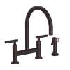 Newport Brass East Linear(R): Kitchen Bridge Faucet with Side Spray