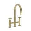 Newport Brass East Linear(R): Kitchen Bridge Pull-Down Faucet