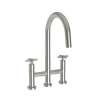 Newport Brass East Linear(R): Kitchen Bridge Pull-Down Faucet