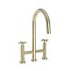 Newport Brass East Linear(R): Kitchen Bridge Pull-Down Faucet
