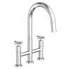 Newport Brass East Linear(R): Kitchen Bridge Pull-Down Faucet