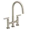 Newport Brass East Linear(R): Kitchen Bridge Pull-Down Faucet